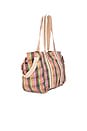 view 3 of 4 Oksana Multi Print Tote Bag in Cream Mix
