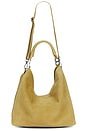 view 1 of 5 Suzie Suede Slouch Tote Bag in Harvest Gold