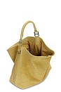 view 5 of 5 Suzie Suede Slouch Tote Bag in Harvest Gold