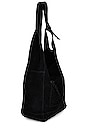 view 3 of 4 Jessa Suede Carryall in Black