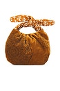 view 3 of 5 Aria Mini Velvet Bag in Amber