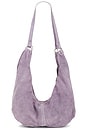 view 2 of 4 Roma Suede Tote in Lilac Dusk