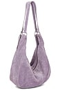 view 3 of 4 Roma Suede Tote in Lilac Dusk