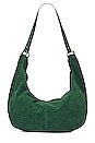 view 1 of 4 Roma Suede Tote in Golf Green
