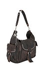 view 4 of 5 x We The Free Leigh Distressed Hobo Bag in Aged Graphite
