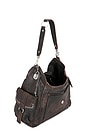 view 5 of 5 x We The Free Leigh Distressed Hobo Bag in Aged Graphite