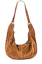 view 1 of 4 Roma Suede Tote in Rust