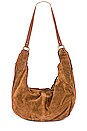 view 2 of 4 Roma Suede Tote in Rust