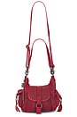 view 1 of 5 Baby Leigh Hobo Bag in Crimson