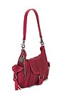 view 4 of 5 Baby Leigh Hobo Bag in Crimson