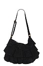 view 1 of 4 Rae Ruffle Shoulder Bag in Black