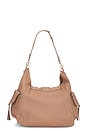 view 3 of 5 x We The Free Leigh Distressed Hobo Bag In Saddle in Saddle