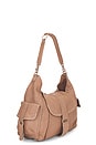 view 4 of 5 x We The Free Leigh Distressed Hobo Bag In Saddle in Saddle