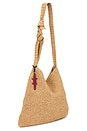 view 3 of 4 Coastal Crush Straw Tote in Natural