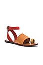 view 2 of 5 Torrence Flat Sandal in Burnt Orange