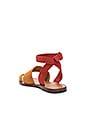 view 3 of 5 Torrence Flat Sandal in Burnt Orange