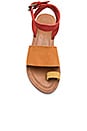 view 4 of 5 Torrence Flat Sandal in Burnt Orange