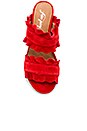 view 4 of 5 Rosie Ruffle Heel in Red