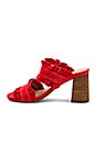 view 5 of 5 Rosie Ruffle Heel in Red