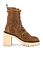 view 1 of 5 Dylan Lace Up Boot in Taupe