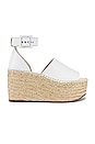 view 1 of 5 Coastal Platform Wedge in White