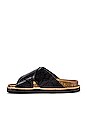 view 5 of 5 Sidelines Footbed Sandals in Black