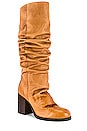 view 2 of 5 Tall Slouch Boot in Tan