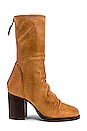 view 1 of 5 Ellee Block Heel Boot in Tan