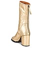 view 3 of 5 Date Night Ellee Block Boot in Gold Metallic
