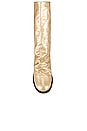 view 4 of 5 Date Night Ellee Block Boot in Gold Metallic