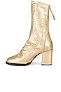 view 5 of 5 Date Night Ellee Block Boot in Gold Metallic