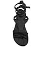 view 4 of 5 Oliviera Wrap Sandal in Black