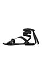 view 5 of 5 Oliviera Wrap Sandal in Black