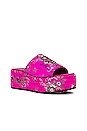 view 2 of 5 Harbor Brocade Platform in Fuchsia Fizz