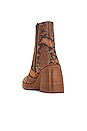 view 3 of 5 Ruby Shine Platform Boot in Brown Snake