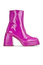 view 1 of 5 Ruby Shine Platform Boot in Moody Magenta