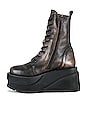 view 5 of 5 Nella Platform Lace Up Boot in Black