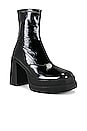 view 2 of 5 Double Stack Platform Boot in Black Patent