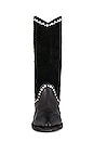 view 4 of 5 Jackson Studded Western Boot in Black Suede