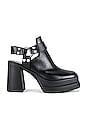 view 1 of 5 Hybrid Harness Boot in Black Leather