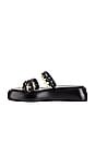 view 5 of 5 Midas Touch Flatform Sandal in Black