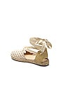 view 3 of 4 Vida Wrap Espadrille in Ivory