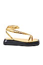 view 1 of 4 Winnie Wrap Platform Sandal in Gold