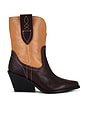 view 1 of 5 Pitchfork Point Western Boot In Espresso & Camel in Espresso & Camel