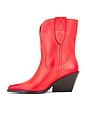 view 5 of 5 Pitchfork Point Western Boot In Red in Red