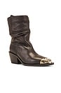 view 2 of 5 Faster Horses Filigree Boot in Black Leather