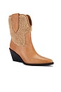 view 2 of 5 Pitchfork Point Faux Fur Boot In Almond Butter in Almond Butter