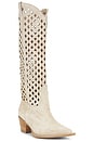 view 2 of 5 Diamonds Are Forever Cowboy Boot in Sand Suede