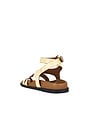 view 3 of 5 Anya Criss Cross Footbed Sandal in Sun Butter