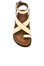 view 4 of 5 Anya Criss Cross Footbed Sandal in Sun Butter